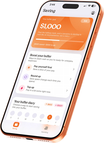 Buffer builder mobile mock-up
